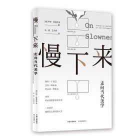 批判美学与当代艺术批评丛书·慢下来——走向当代美学 东方出版中心 9787547316429 (德)卢茨·科普尼克著