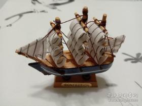 包邮！文创小帆船摆件