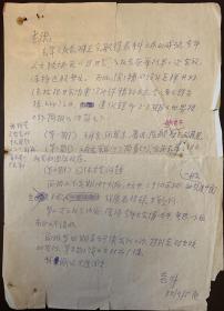 叶籁士致张企程信札1页。叶籁士（1911～1994）文字改革专家和活动家、世界语者。原名包叔元，笔名叶籁士、罗甸华、索原等。江苏省吴县人。曾就学于上海立达学园和日本高等师范。曾历任中国左翼世界语者联盟负责人，华东人民出版社社长，人民出版社副社长兼副总编辑，中国科学院语言研究所副所长，中国文字改革委员会秘书长、常务副主任、党组副书记、顾问，汉语拼音方案委员会委员，中华全国世界语协会副理事长。