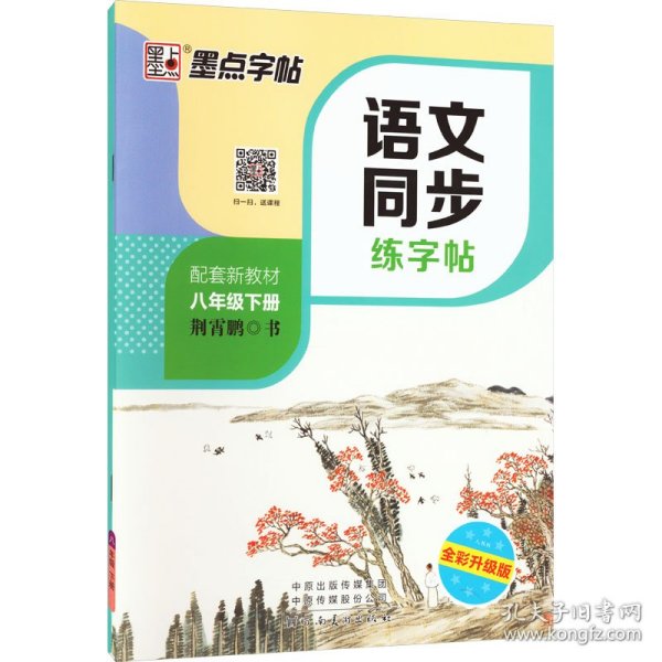 墨点字帖2019春人教版语文同步练字帖八年级下册 同步部编版语文练字帖