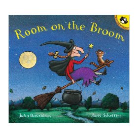Room on the Broom 女巫扫帚排排坐 儿童绘本 万圣节读物 Julia Donaldson 插画Axel Scheffler