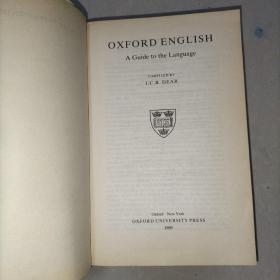 OXFORD ENGLISH-A GUIDE TO THE LANGUAGE