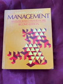 MANAGEMENT
An Integrated Framework 英文原版 《管理：一个整合框架》