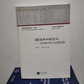 我们在WTO打官司：参加WTO听证会随笔集