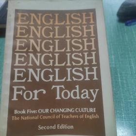 English for Today(Books One,Two，Four, Five & Six)(国内影印版)
