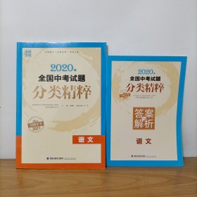 通城学典 2020年全国中考试题分类精粹：语文（附答案与解析）未使用