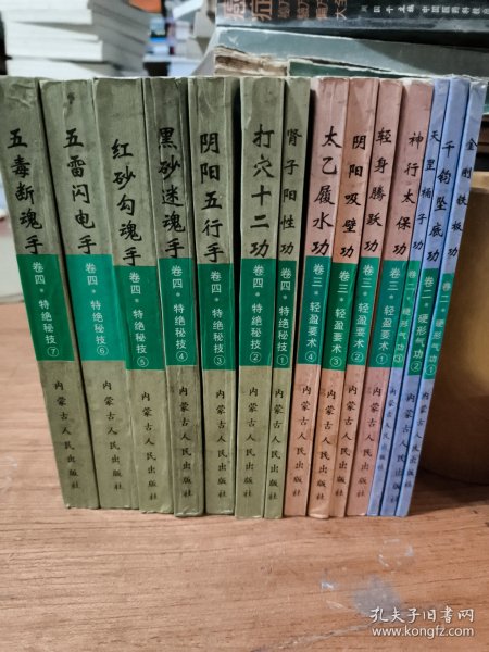 功家秘法宝藏 [共四卷，17本，缺第一卷(3本)，卖的只有卷二(3本)，卷三(4本)，卷四(7本)共计14本合售]