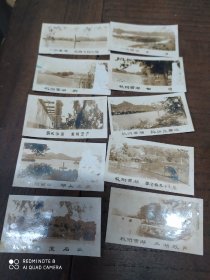 五十年代老照片(杭州西湖风景照)10张合售