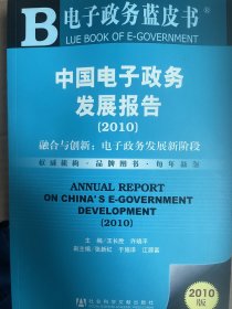 中国电子政务发展报告（2010版）（包邮）