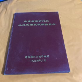 山东省临沂地区土地利用现状调查报告