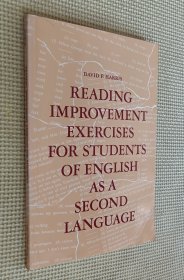 Reading lmprovement Exercises for Students of English as a Second Language
