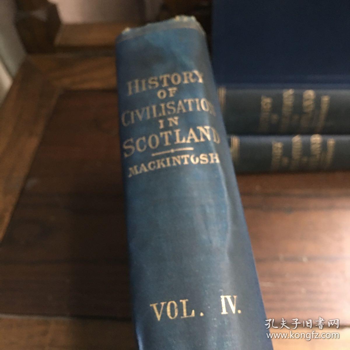 《苏格兰文明史》（卷4）  the history of civilisation in Scotland volume fourth