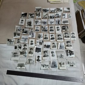 黑白照片:60多张合售，军人照片 见图
