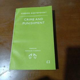 现货Crime and Punishment. Fyodor Dostoyevsky (Revised) (Penguin Popular Classics)[9780140621808]