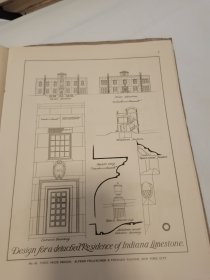 1917年美国 印第安纳石灰石文献、石灰岩独立建筑设计文献，印第安纳石灰岩采石协会主编？印第安纳石灰石是美国著名的建筑材料。具体如图自鉴