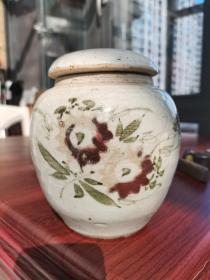 花卉图瓷器瓷罐