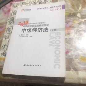 中级会计职称2018教材东奥会计 轻松过关1 2018年会计专业技术资格考试应试指导及全真模拟测试：中级经济法（上下册）