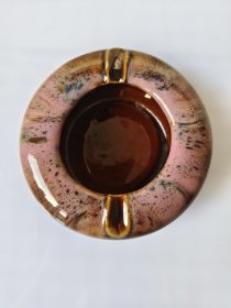 老窑变釉烟缸*尺寸:直径12.5厘米，高4.7厘米【怀旧收藏】【老物件儿】