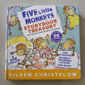 精装大16开少儿插绘本 Five Little Monkeys Storybook Treasury