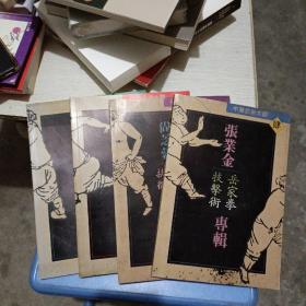 中华武术大观 沙国政、关永年、李文彬、尚芝蓉、张业金专辑（1-4册）1990、1991一版一印