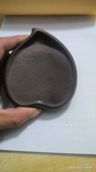 四寸老宋坑桃心端砚，下发好。