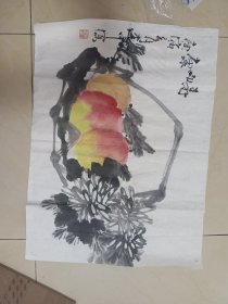 名家许建中国画一副