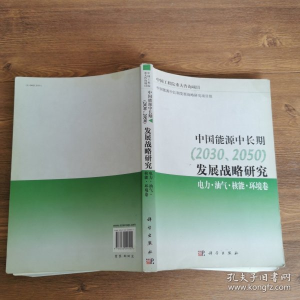 中国能源中长期（2030、2050）发展战略研究：电力·油气·核能·环境卷