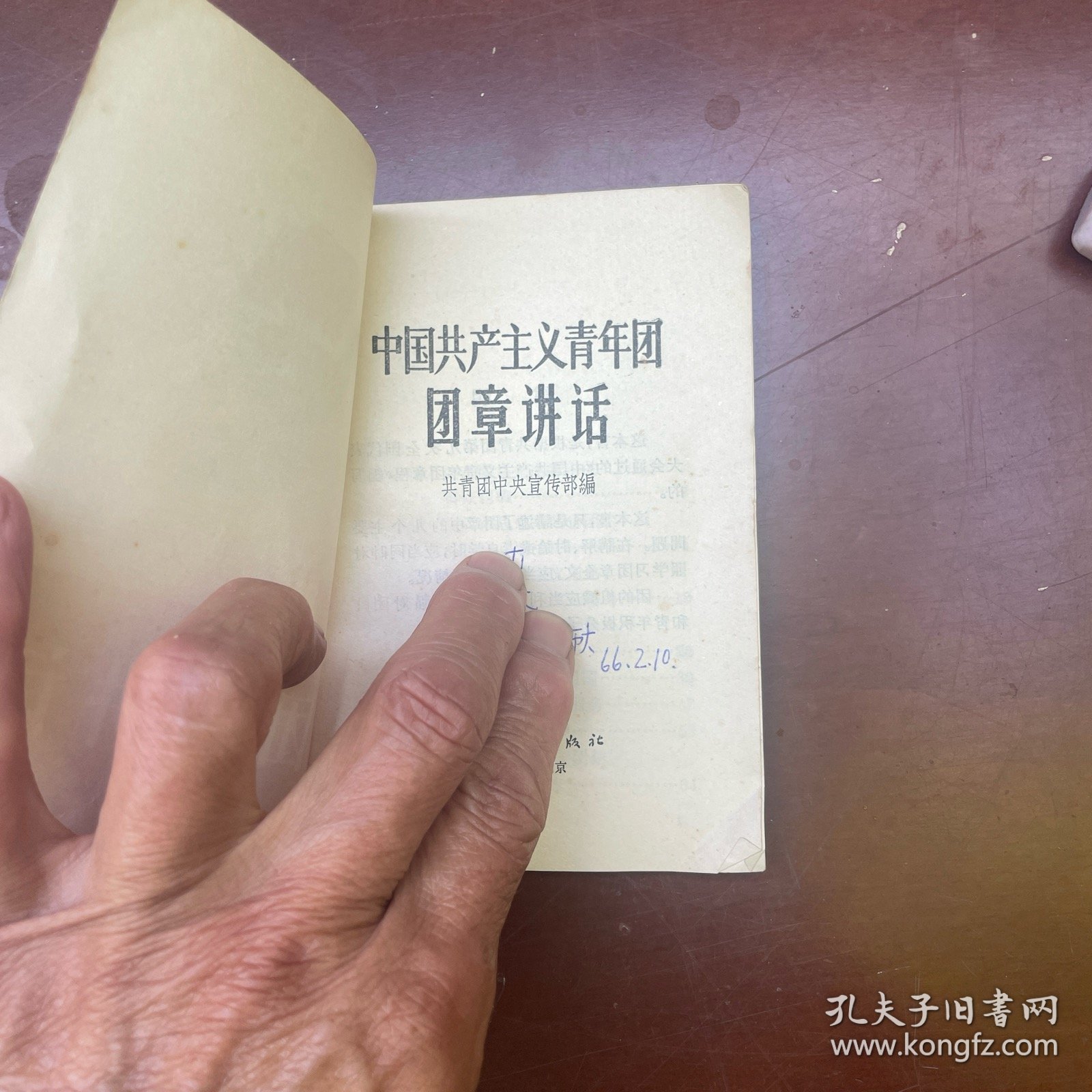 中国共产主义青年团团章讲话