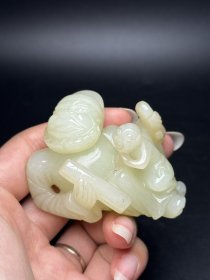 和田玉明清玉件钟馗