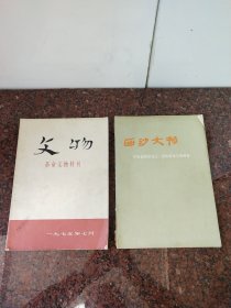 文物《革命文物特刊》、《西沙文物一中国南海诸岛之一西沙群岛文物调查》两本合售