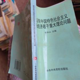 建设有中国特色社会主义市场经济若干重大理论问题