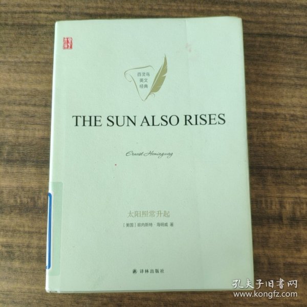 太阳照常升起THESUNALSORISES英文版原著