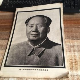 伟大的领袖 和导师毛泽东主席遗像