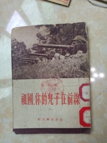 祖国，你的儿子在前线（一版一印，馆藏红色书，品如图，售后不退）