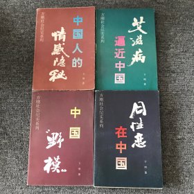 方刚社会纪实系列：同性恋在中国、中国野模、艾滋病逼近中国、中国人的感情隐秘（4本合售）