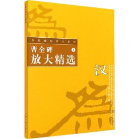 历代碑帖放大系列1：曹全碑放大精选 毛笔书法 温尔刚 编