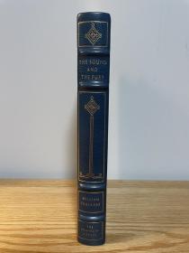 the sound and the fury《 喧哗与骚动》william faulkner 福克纳 文学经典  franklin library 1976年出版 真皮精装 限量收藏版 世界100伟大名著系列丛书之一