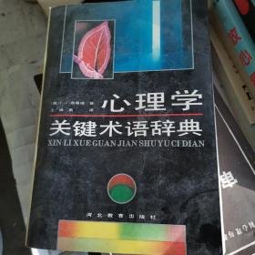 心理学关键术语辞典