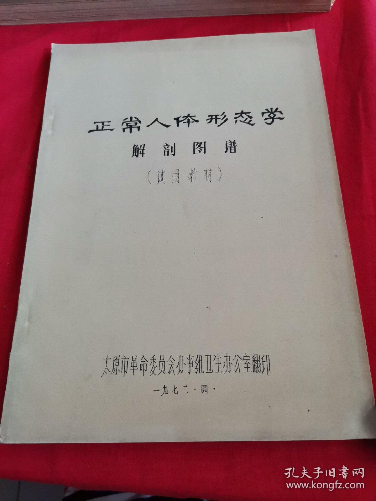 正常人体形态学解剖图谱（试用教材）
