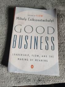 Good Business: Leadership, Flow, and the Making of Meaning (英文原版32开本) 有详图
