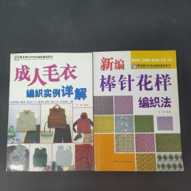 手工坊2006毛衣编织基础系列：新编棒针花样编织法 成人毛衣编织实例详解 （2本合售）