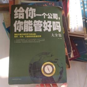 给你一个公司，你能管好吗大全集