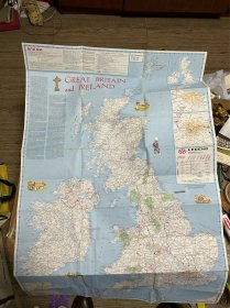 老旧地图 英文版 英国和爱尔兰