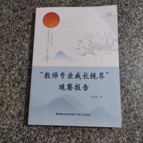 教师专业成长视界观察报告 小学教育