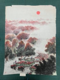 七十年代金其南国画作品！！！