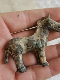 清代时期铜马一个，难得少见，品相良好如图