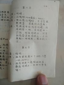 常见疾病民间单方选  西安医学院  外科部分 3209班  油印毛边本 一半未裁开 五六十年代  全网未见