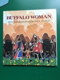 Buffalo Woman，Paul Goble Simon & Schuster 【Hardcover】精装，扉页有签名
