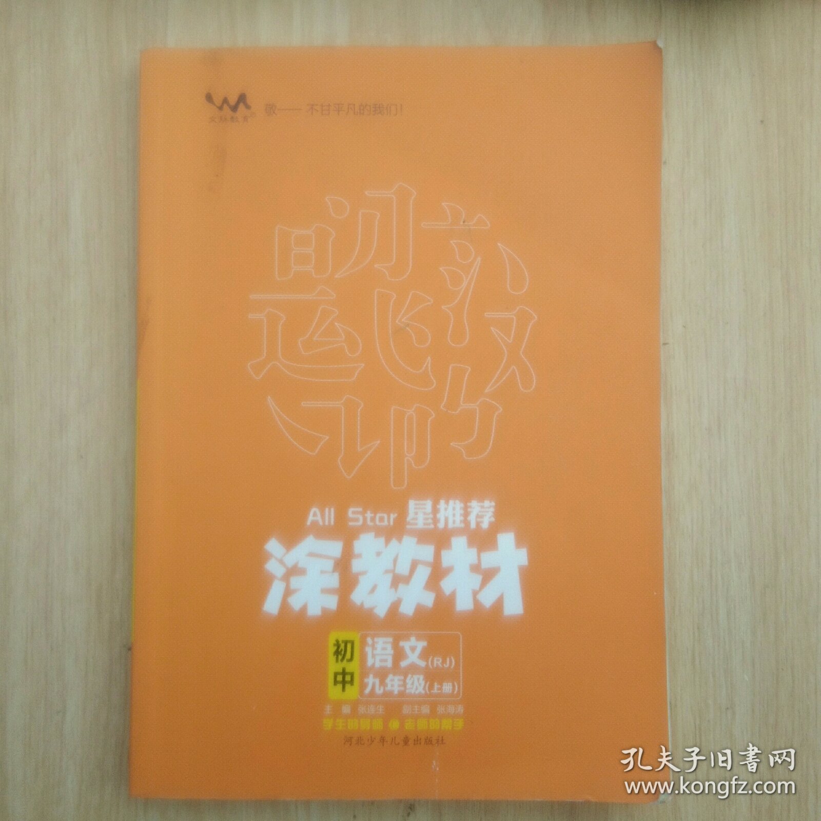 2023涂教材初中语文九年级上册人教版RJ新教材9年级教材同步全解状元笔记文脉星推荐