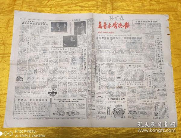 乌鲁木齐晚报 1985年4月22日